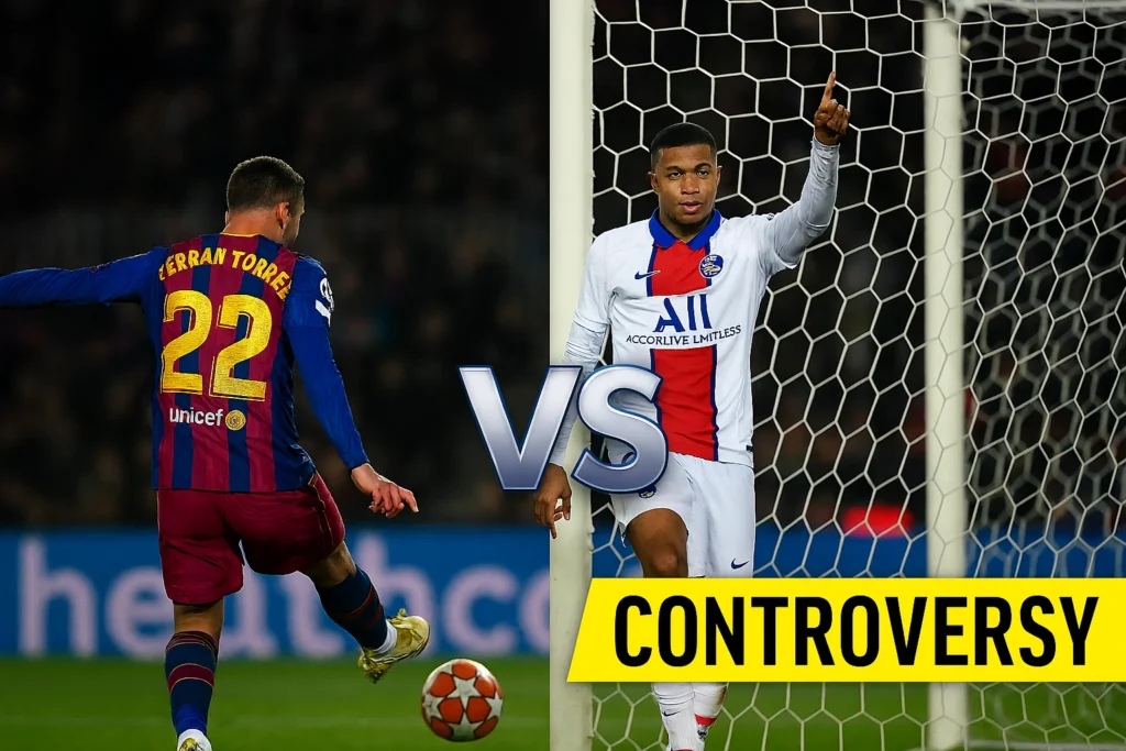 Barcelona Vs PSG - The Ferran Torres Goal Controversy